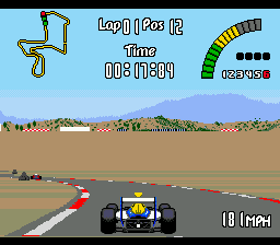 Nigel Mansell's World Championship Racing (Europe) In game screenshot
